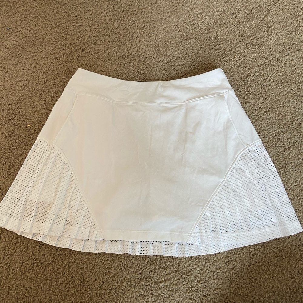 White tennis/golf skort.